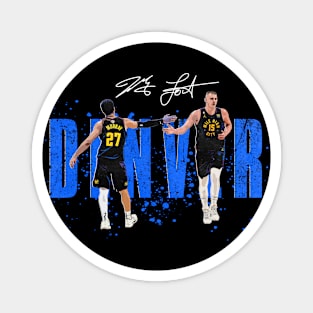 Jokic and Murray - Comics style Magnet